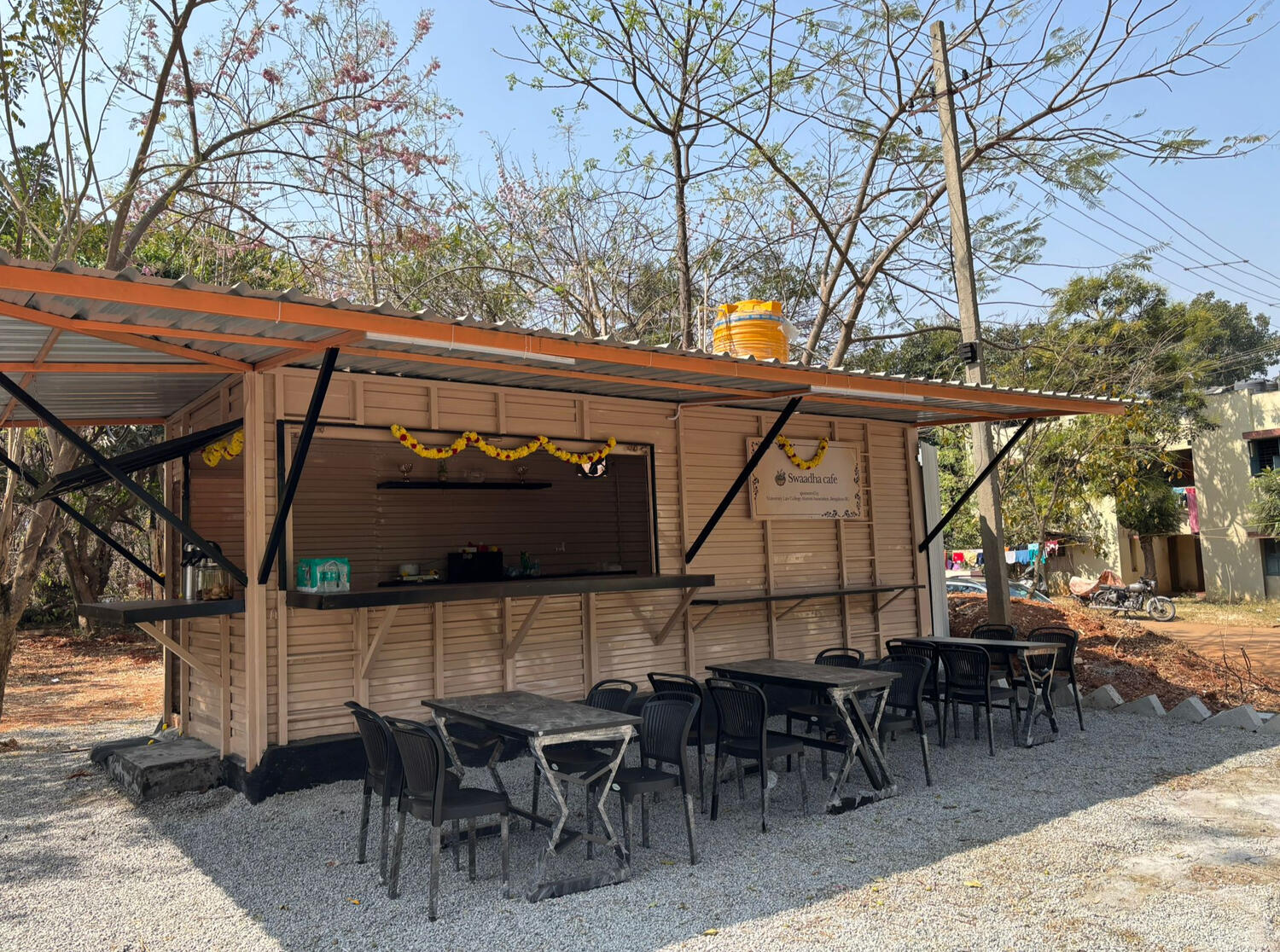 Swaadha Café at Bangalore University Law Campus